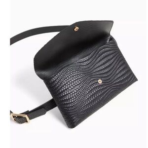 Torrid Braided Faux Leather Envelope Belt Bag